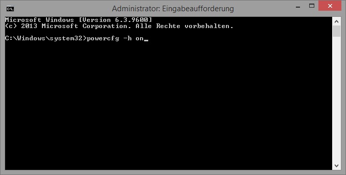 Eingabeaufforderung mit Befehlen